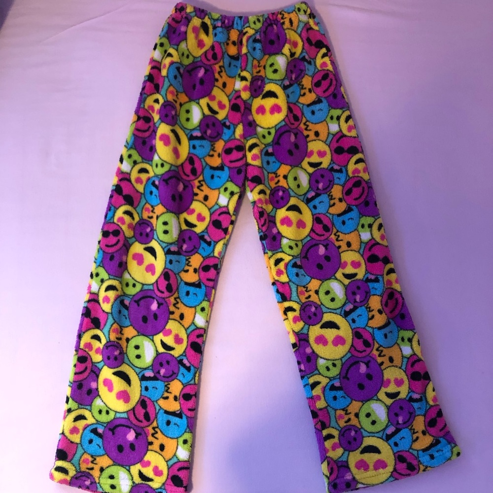 Fuzzies by Confetti Emoji Plush Pajama Pants